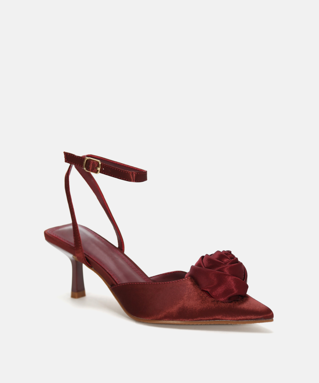 Zapato tac&oacute;n fino flor  image number null